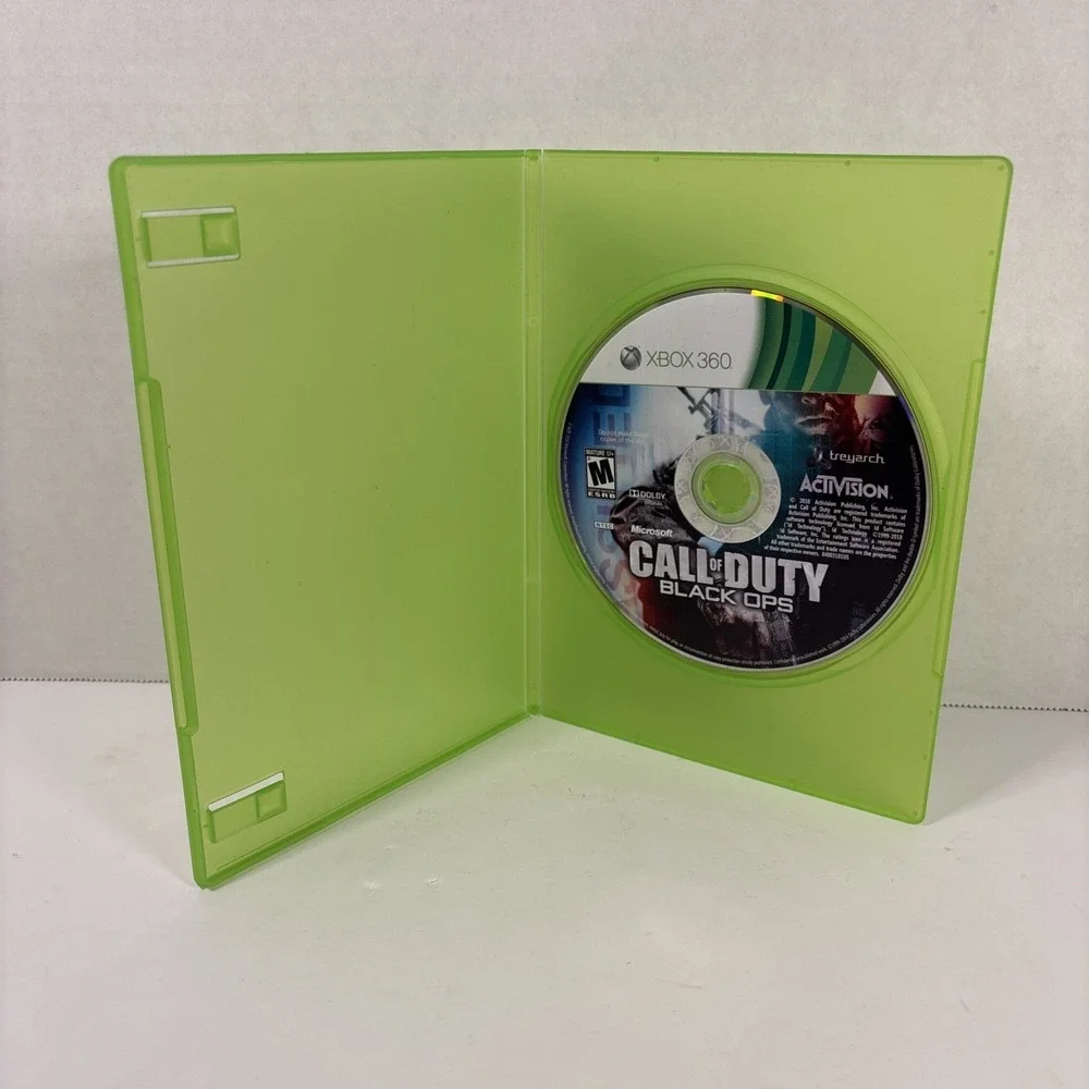 Call of Duty Black Ops Xbox 360 Disc Only Generic Case Tested